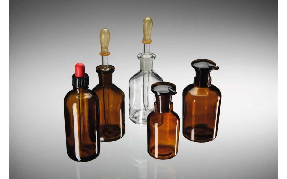 Pipettenflaschen, Braunglas, mit Schraubverschluss
