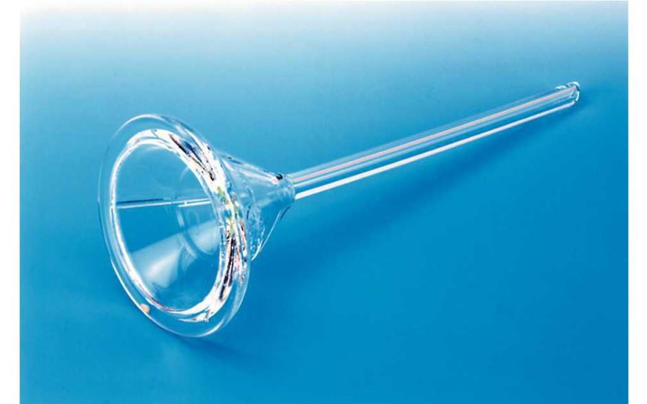 Schnellfiltrationstrichter aus Glas