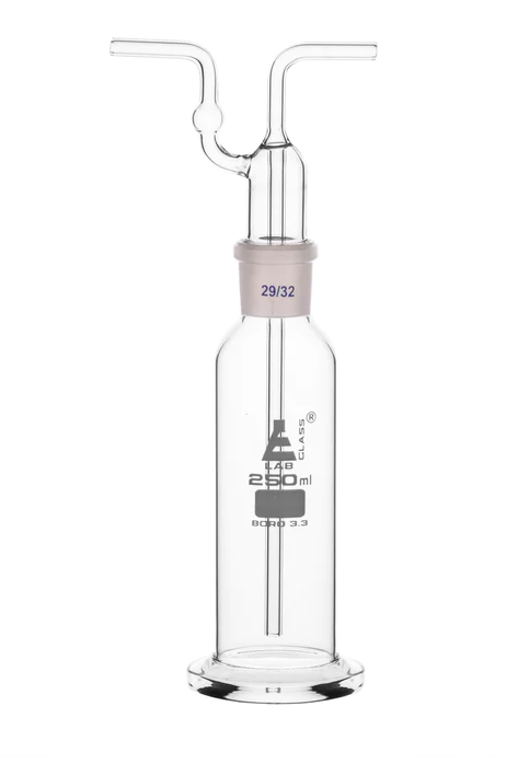 Gaswaschflasche 250 ml NS 29/32 mit Einsatz ohne Fritte