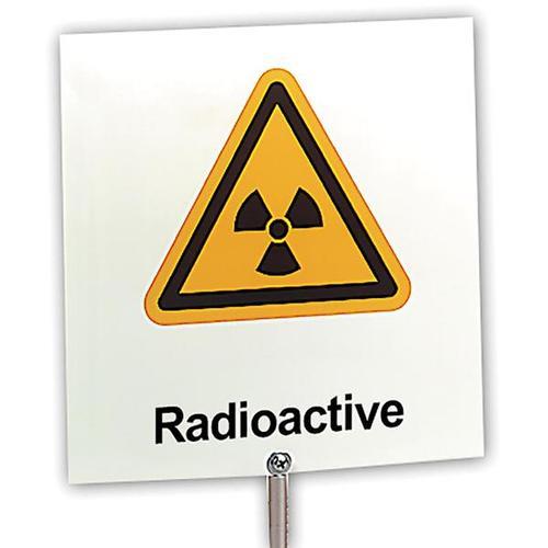 Warnschild ?Radioaktivität" - 3B Scientific